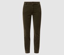 Cordhose mit Zierbesatz Modell 'JACQUELINE'
