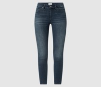 Skinny Fit Mid Waist Jeans mit Stretch-Anteil Modell 'Wauw'