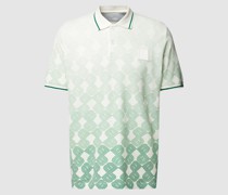 Poloshirt mit Allover-Muster Modell 'Patek'