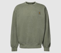 Sweatshirt mit Label-Patch Modell 'VISTA'