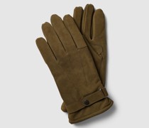 Lederhandschuhe mit verstellbarem Riegel Modell 'THIN'