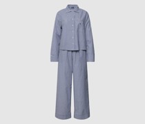 Pyjama mit Streifenmuster