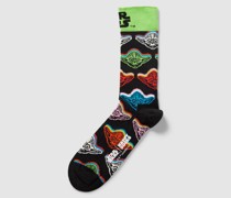 Socken mit Motiv-Print Modell 'Star Wars™ Yoda'