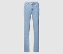 Straight Fit Jeans im 5-Pocket-Design