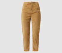 Baggy Fit Cordhose mit Stretch-Anteil Modell 'Laura'