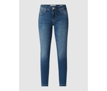 Cropped Super Skinny Fit Jeans mit Stretch-Anteil Modell 'Adriana Ankle'