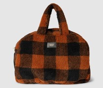 Handtasche mit Gitterkaro Modell 'Brownie'