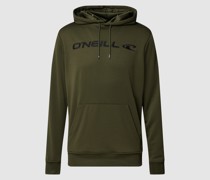 Hoodie mit Label-Stitching Modell 'RUTILE'