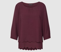 Bluse in Layer-Optik