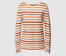 Strickpullover mit Strukturmuster