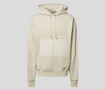 Hoodie mit Label-Print