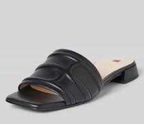 Sandalette in unifarbenem Design