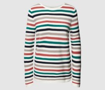 Strickpullover mit Strukturmuster