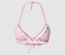 Bikini-Oberteil in Triangel-Form Modell 'Forto Babydoll' - wattiert