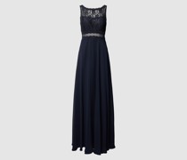 Abendkleid mit Paillettenbesatz