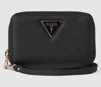 Portemonnaie mit Label-Details Modell 'MERIDIAN'