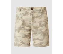 Curvy Fit Shorts mit Camouflage-Muster Modell 'Jacqueline'