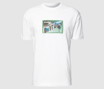T-Shirt mit Label-Print Modell 'Thilo Post'