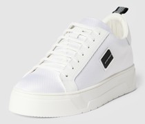 Sneaker mit Label-Details Modell 'PLAKETTE'