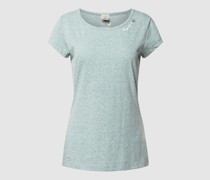 T-Shirt in Melange-Optik Modell 'Mintt'
