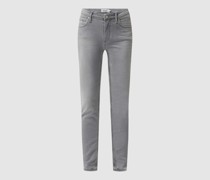 Slim Fit Mid Rise Jeans mit Stretch-Anteil Modell 'Alva'
