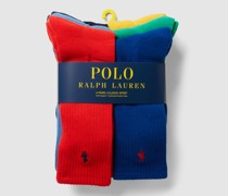 Socken mit Label-Stitching im 6er-Pack