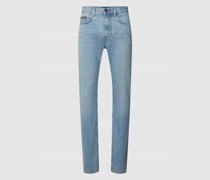 Slim Fit Jeans im 5-Pocket-Design Modell 'BENNET'
