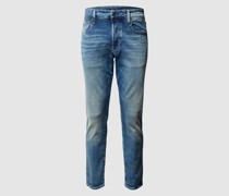 Straight Tapered Fit Jeans mit Stretch-Anteil Modell '3301'