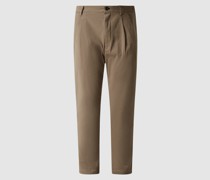Loose Fit Bundfaltenhose mit Stretch-Anteil Modell 'Lead'