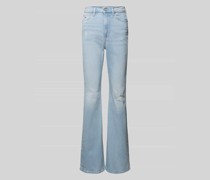 Flared Cut Jeans im Destroyed Look Modell 'SYLVIA'