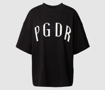 Oversized T-Shirt mit Label-Print Modell 'ELLIS'
