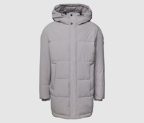 Steppmantel mit Label-Patch