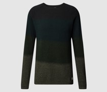 Strickpullover mit Label-Patch Modell 'HILL'