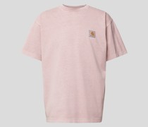 Oversized T-Shirt in melierter Optik