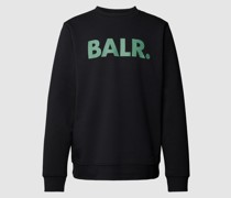 Sweatshirt mit Label-Print