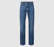 Modern Fit Jeans im 5-Pocket-Design Modell 'Fortress'