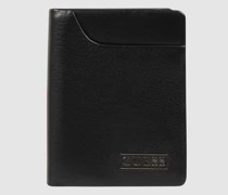Portemonnaie aus Leder mit Reißverschlussfach