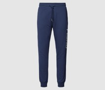 Sweatpants mit Label-Print