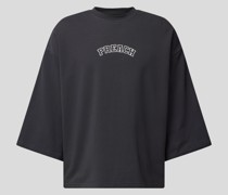 Oversized T-Shirt mit Label-Prints