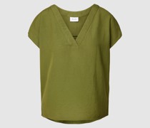 Bluse mit V-Ausschnitt Modell 'PRISILLA'