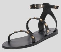 Sandalen mit Zierbesatz