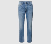 Jeans mit Label-Patch Modell 'Klondike'