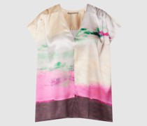 Bluse aus Seide mit Allover-Muster