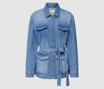 Jeansjacke mit Kentkragen Modell 'Sanne'