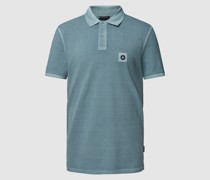 Poloshirt in unifarbenem Design Modell 'Phillip'