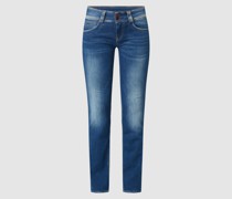 Straight Fit Jeans mit Stretch-Anteil Modell 'Gen'