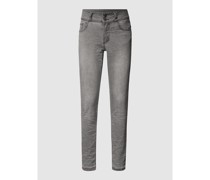 Slim Fit Jeans mit Stretch-Anteil Modell 'Tummyless'