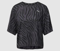T-Shirt mit Allover-Muster Modell 'Train Favorite'