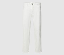 Jeans mit Logo-Stitching