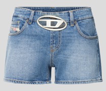 Jeansshorts mit Cut Out